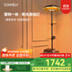 COMELY中古風(fēng)落地燈客廳沙發(fā)旁置物架落地燈邊幾氛圍立式燈床頭燈 松塔 置物落地燈