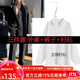 梵奧格（FANAOGE）春秋大學(xué)生面試職業(yè)裝時尚西服西裝氣質(zhì)套裝正裝女套裝高端工作服 春秋款_黑色3件套_外套+長褲+襯衫 帶墊肩 XL 【推薦119-129斤】 急件當(dāng)日發(fā)-聯(lián)系客服可順豐