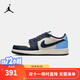 NIKE AIR JORDAN 耐克AJ 1大童休閑板鞋經(jīng)典復刻款氣墊緩震兒童運動(dòng)鞋 CZ0858-400 38.5 【建議腳長(cháng)24cm】