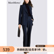MeetMetro瑪依爾2025秋新款職業(yè)西裝套裝女氣質(zhì)通勤西服西褲兩件套 藏藍(lán)色【現(xiàn)貨閃電發(fā)】 S