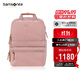 新秀麗（Samsonite）商務(wù)通勤雙肩包電腦包15.6英寸女背包大容量大開(kāi)口NO0 禮物