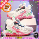 里奇.喬丹   RICKY JORDAN女童棉鞋冬季2025新款軟底運動(dòng)鞋保暖兒童鞋女孩紅色新年冬鞋爆款 水仙粉大棉【升級版防滑耐磨】棉厚建議買(mǎi)大一碼 38