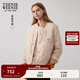Teenie Weenie【兩面穿】小熊女裝外套冬季時尚美拉德簡約休閑棉服 卡其色 S (160)