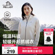 伯希和（Pelliot）戶(hù)外抓絨衣女搖粒絨外套秋冬沖鋒衣內膽透氣保暖夾克125110022白M