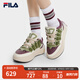 FILA 斐樂(lè )官方女鞋CARROT摩登板鞋蘿卜鞋休閑厚底鞋子女 夜曲紫/古白色-NA 37.5