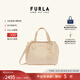 芙拉（FURLA）【限時(shí)優(yōu)惠】MINERVA牛皮小號女士單肩手提斜挎包上班通勤托特包 裸色
