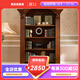 歐倫美美式實(shí)木書(shū)架柜子歐式復古書(shū)架 單個(gè)柜子 客廳書(shū)架櫥子多層置物 A款單組1300*450*2200