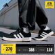 adidas「面包鞋」GRAND COURT BASE 00s休閑低幫板鞋男女阿迪達斯 黑色/白色/樹(shù)脂黃(推薦女生選小半碼)   42