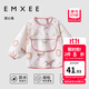 嫚熙（EMXEE）寶寶吃飯罩衣圍兜圍裙防水防臟嬰兒輔食反穿衣飯兜兒童罩衣 甜心兔【長(cháng)袖款】 90（適合身高80-90cm） 1-2歲