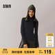 森馬（Semir）毛衣女冬季舒適緊身半高領(lǐng)正肩純色羊毛衫顯瘦打底衫101724107003