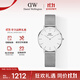 丹尼爾惠靈頓（DanielWellington）DW流金手表女金屬表帶32mm簡(jiǎn)約白盤(pán)歐美學(xué)生表生日禮物DW00100164
