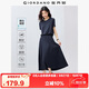 佐丹奴假兩件連衣裙女夏季抗皺保型圓領(lǐng)收腰短袖裙子05465469