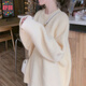 舒翎2025復古日系設計感小眾白色毛衣新款秋冬季慵懶風(fēng)高級感上衣女裝 白色 L 110-120斤