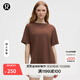 lululemon丨Relaxed-Fit 女士寬松剪裁船型領(lǐng)口 T 恤 LW3IDWS 熔巖棕 線(xiàn)上專(zhuān)售 M /8