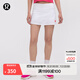 lululemon丨Graphic Pace Rival 女士運動(dòng)圖案款中腰短裙 *長(cháng)款 LW8AOAS 白色 S