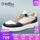金利來(lái)（Goldlion）男鞋男士休閑鞋輕便舒適經(jīng)典百搭板鞋G557430575LBE白藍色39碼