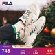 FILA斐樂(lè )官方男鞋FERN XMAS摩登運動(dòng)鞋圣誕蕨草鞋運動(dòng)休閑鞋 白玉石/亮灰-WL 41