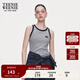 Teenie Weenie女裝條紋運動(dòng)風(fēng)背心打底衫T恤修身美式復古時(shí)尚 撞色 S (160)