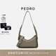 PEDRO教師節禮物牛皮秋千包DEMI系列單肩腋下包斜挎包女包PW2-75210163 大象灰TAUPE（人氣推薦） S