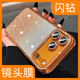 鯨咖2025新款適用蘋(píng)果17promax手機殼星宇橙閃粉水鉆iphone17air輕奢17pro簡(jiǎn)約透明ip17硅膠軟殼pm女款 【星宇橙】閃鉆邊框+閃粉卡-自帶鏡頭膜 iPhone 17 Pro M