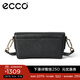 愛(ài)步（ECCO） 包包女包 牛皮輕奢上班通勤單肩包 中號方包9107778 HL 黑色910777890000 均碼