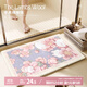 茵尚羊羔絨浴室地墊衛生間門(mén)口吸水速干防滑腳墊家用加厚地毯可定制