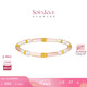 SoinLove「寶藏女孩」粉黛明珠黃金足金珍珠貝殼手鏈 VR1544   生日禮物 粉黛明珠足金手鏈 VR1544 彈力繩款
