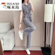 啄木鳥(niǎo)（TUCANO）時(shí)尚套裝女2025夏季新款洋氣御姐風(fēng)氣質(zhì)小個(gè)子高腰時(shí)髦格子連體褲 圖片色 S 建議80-95斤