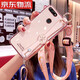 玖索華為榮耀V20手機(jī)殼honor腕帶保護(hù)V20硅膠套PCT一AL10全包防摔TL軟殼20v女款個(gè) 榮耀V20【櫻花粉】*帶創(chuàng)意腕帶支架+斜跨掛繩
