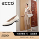 愛(ài)步（ECCO）芭蕾舞鞋女 時(shí)尚潮流百搭簡(jiǎn)約百搭圓頭瑪麗珍鞋 雕塑222303 HL 石灰色22230301378   39 （偏小，建議選大一碼）