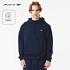 LACOSTE法國鱷魚(yú)男裝25秋冬新款時(shí)尚簡(jiǎn)約連帽衛衣|SH9839 166/藏青色 M 4