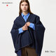 優(yōu)衣庫合作款/女裝披肩/25秋冬新款480278 69 藏青色 155/80A-160/88A