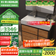 科勒（KOHLER）落地浴室柜鏡柜組合博納陶瓷一體化臺盆浴室家具洗手盆洗漱臺套裝 浴室柜不含鏡柜支撐腳-900cm
