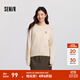森馬（Semir）史努比系列毛衣女冬彩點(diǎn)含羊毛插肩袖繡花圓領(lǐng)套頭衫溫柔毛衫 白色調00311 L