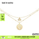 lost in echo【七夕禮物】楊紫同款原創(chuàng  )巴洛克珍珠金幣項鏈套裝小眾輕奢禮物 金幣項鏈