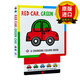 【正版】英文原版 Red Car Green Car 紅車(chē)綠車(chē) 車(chē)車(chē)變變變 繪本 低幼顏色英語(yǔ)啟蒙認知抽拉操作紙板書(shū)幼兒園交通工具系列3-6歲Roger Priddy 全英文版