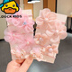 G.duck小黃鴨兒童發(fā)飾不傷發(fā)頭繩小女孩甜美發(fā)圈花朵頭飾皮筋可愛(ài)寶寶頭 粉色系【10件套】2#