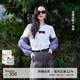 播倪妮同款別致休閑T恤女25早春新款寬松圓領(lǐng)洋氣短袖BDS1YD1577 W20柔白 L