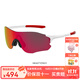 海倫凱勒變色運動(dòng)太陽(yáng)鏡防曬抗沖擊眼鏡騎行眼鏡跑步鏡戶(hù)外運動(dòng)墨鏡HK607 N31黑紅鏡片+半光中國紅腿