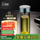 希諾（HEENOOR）抗菌玻璃杯高檔泡茶杯子男車載水杯2025新款鈦杯XN-T622 310mL