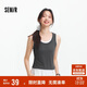 森馬（Semir）背心女短款大圓領(lǐng)小性感2025夏季撞色假兩件緊身上衣109325102002
