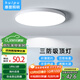 惠普精工三防吸頂燈led超薄簡(jiǎn)約陽(yáng)臺臥室廚衛過(guò)道燈具37CM白光