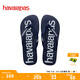 havaianas哈唯納Logomania男士?jì)捎猛闲獯┥碁┤俗滞锨閭H款涼拖 0555-靜謐藍 41-42 巴西碼