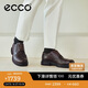 愛(ài)步（ECCO）夏季布洛克雕花牛皮商務(wù)皮鞋男 都市首爾522334 棕色40