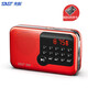 先科（SAST） N28收音機老年人V30便攜式迷你播放器充電V13插卡廣播V60隨身聽(tīng)音樂(lè )聽(tīng)歌半導體戲曲唱戲機 V13中國紅+8G內存卡