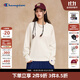 Champion冠軍長(cháng)袖T恤女2025秋季新款插肩袖純色休閑打底衫基礎款 古董白 S