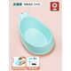 雅親（YAQIN）嬰兒洗澡盆新生兒童可坐躺兩用大號剛出生寶寶浴盆小孩沐浴泡澡桶 孔雀綠大號+感溫貼+水勺