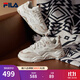 FILA 斐樂(lè )山丘鞋COLLINA女鞋復古運動(dòng)鞋春新款戶(hù)外休閑老爹鞋 棉花糖/樸色-MA 37.5