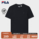 FILA 斐樂(lè )官方男子針織短袖衫2025秋新款時(shí)尚休閑舒適簡(jiǎn)約圓領(lǐng)T恤 傳奇藍-NV 2XL 185/104A/XXL
