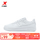 特步（XTEP）【國潮】女鞋板鞋空軍一號夏季鞋子休閑鞋情侶運動(dòng)鞋小白鞋 新白色-女（新版） 38